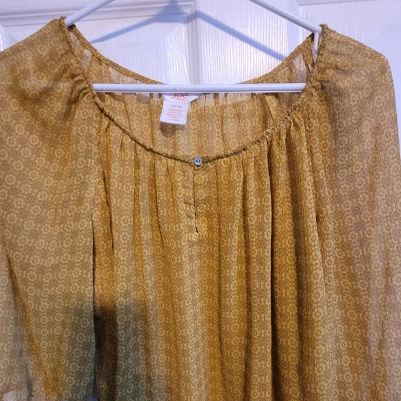 Joe fresh sheer flowy top size XS - Picture 8 of 14